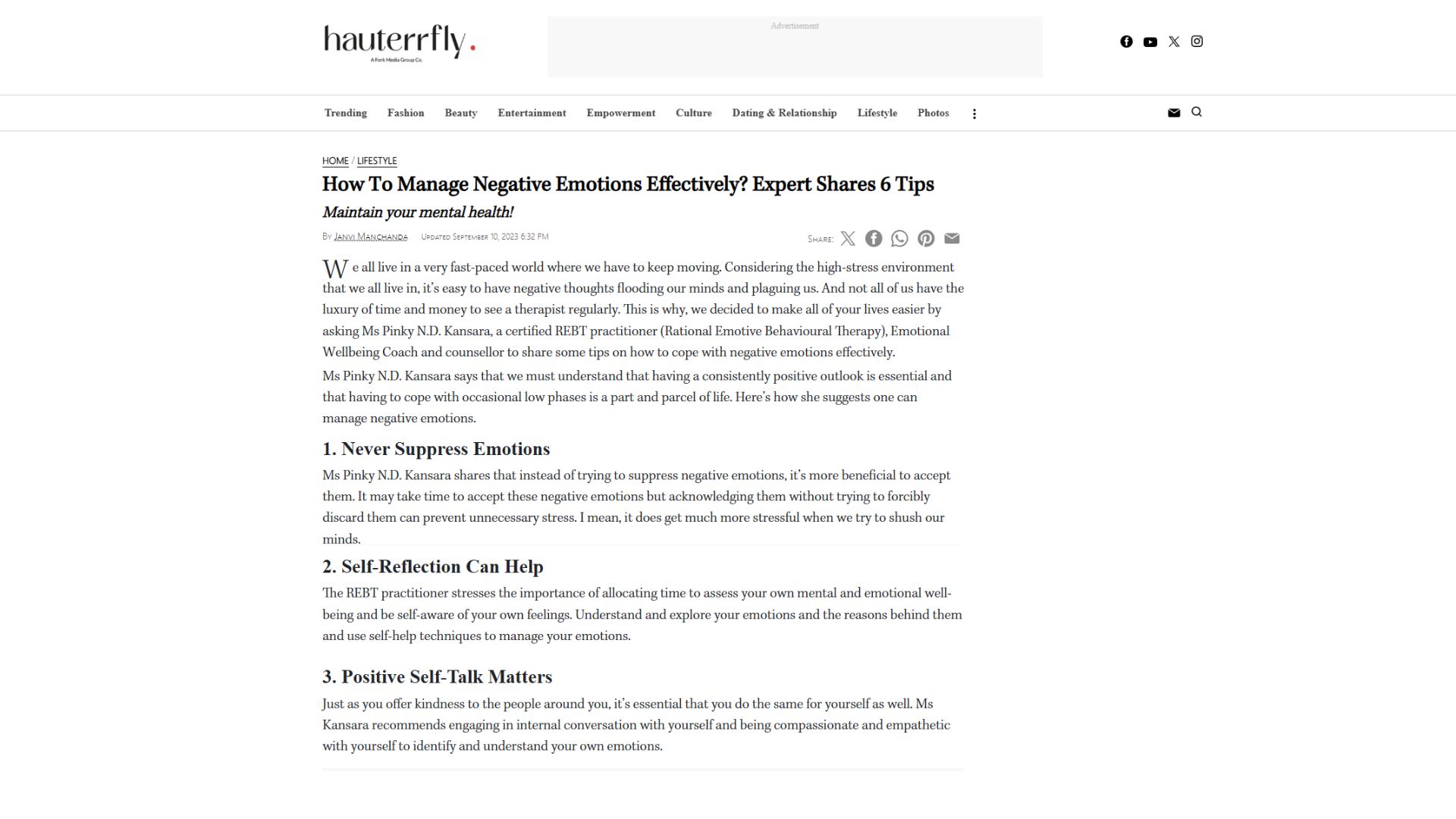 How to Manage Negative Emotions